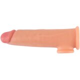Realistixxx omotač penisa s produžetkom prstena testisa - 19 cm (prirodni) | shoptok.hr