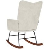  Stolica za ljuljanje krem baršunasta | shoptok.hr
