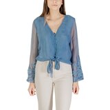 Guess LS CAMILLA GARMENT DYED TOP W5YH0V WE550 Plava u