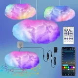 RGB oblačna LED svetilka z Bluetooth in daljincem 60cm