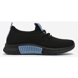 Resti Black women's sports shoes with blue inserts Keteti - Footwear | ePonuda.com