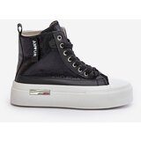 Boto Women's High Top Sneakers On Platform Black Averira | Shoptok.si