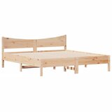 vidaXL Okvir kreveta s uzglavljem 180 x 200 cm masivna borovina | shoptok.hr