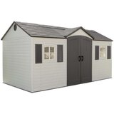 Lifetime - Plastična vrtna kućica Villa - Šupa - 11 15 m2 (244x457x244 cm) | BRANDED IN THE USA | shoptok.hr