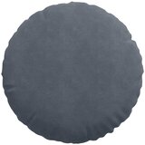  Jastučići za sjedenje 2 pcs Tamno siva Ø50 x 19 cm Baršun | shoptok.hr