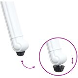  Set od 3 Bijela Lijevani aluminij 150x90x72 cm Izdržljivo | shoptok.hr