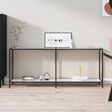  Konzolni stol bijeli 180 x 35 x 75,5 cm od kaljenog stakla | Eponuda.ba