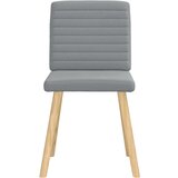  Jedilni stoli 4 kosi svetlo sivo blago | Shoptok.si