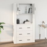  Zidni ormarić bijeli 80 x 33 x 80 cm od konstruiranog drva | Eponuda.com