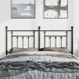  Metalno zamjensko uzglavlje crno 135 cm | shoptok.hr
