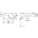 Villeroy & Boch o.Novo 60 podgradni lavabo | ePonuda.com