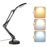  LED prigušiva stona lampa sa lupom 2u1 AURIQ LOUPE LED/10W/5V 3000/4000/6500K crna | Eponuda.com