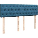 vidaXL Krevet box spring s madracem plavi 160 x 200 cm baršunasti | shoptok.hr