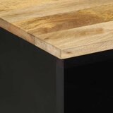 TV ormarić crni 70x33,5x46 cm Puno grubo drvo Mango | shoptok.hr