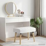 Klupa s utorima Bijela 60 x 40 x 45 cm Tkanina Cijene