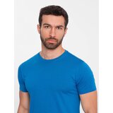 Ombre Men's classic cotton BASIC T-shirt - blue | Shoptok.si