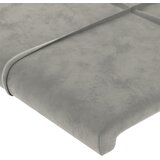  LED uzglavlje svjetlosivo 163 x 16 x 118/128 cm baršunasto | shoptok.hr