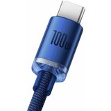 Baseus Crystal Shine kabel USB na USB-C 5A100W1.2m (plavi) | Eponuda.com