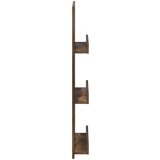  Polica za časopise s policom Dimljeni hrast 51 x 11 x 102 cm | shoptok.hr
