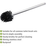 Wenko Nadomestne WC ščetke v kompletu 4 ks iz nerjavečega jekla v sijajno srebrni barvi Ø8cm – | Shoptok.si