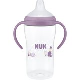 Nuk Perfect Match Hippo steklenička za učenje pitja z indikatorjem temperature 6m+ 260 ml | Shoptok.si