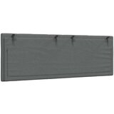 vidaXL Vzglavna stranica temno siva 140 cm blago | Shoptok.si