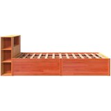 vidaXL Okvir kreveta bez madraca voštano smeđi 120x200 cm od borovine | shoptok.hr