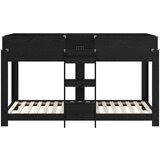  Postelja na vzkraj za otroke Črna Orehovina 90 x 200 cm, (5000142058) | Shoptok.si