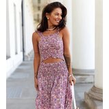 UR/CEO Pink set with top and skirt Febo | shoptok.hr