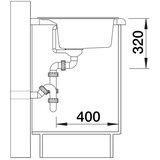 Blanco DALAGO 8 815x510/190 mm NEŽNO BELA | ePonuda.com
