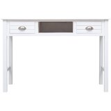  Pisaći stol bijeli 110 x 45 x 76 cm drveni | shoptok.hr