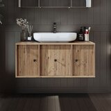 Hanah home kupatilski ormarić sa lavaboom 2564, 105 cm, atlantski bor | Eponuda.com