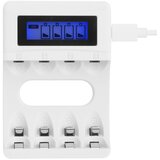 Deltaco Ultimate Ni-Mh USB punjač, AA/AAA baterije 100-240V AC, 50/60 Hz, 01A Max | shoptok.hr