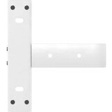  Noge za konzolno mizico v obliki črke T, 2 kosa, bele barve, 25x28x(72-73) cm, jeklo | Shoptok.si