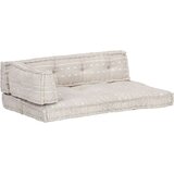 vidaXL Blazina za kavč iz palet svetlo rjavo blago z vzorci, (21060814) | Shoptok.si