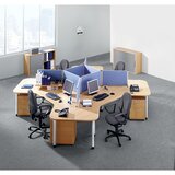 eurokraft pro CONTACT - Pisarniški regal, 2 polici, s kolesi, svetlo siva | Shoptok.si
