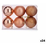  Set božićnih kuglica Krist+ Bakar Plastika (24 kom.) | shoptok.hr