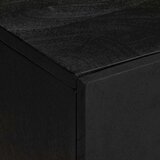 vidaXL Kopalniška omara za umivalnik črna 62x33x58 cm inženirski les | Shoptok.si