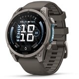 Garmin multisport GPS sat fēnix 9 47 mm, titanij, silikonski remen šljunčano sive boje | shoptok.hr