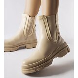 Gemre Beige boots with a chunky sole Torina | Shoptok.si