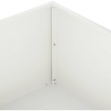  Vrtna saksija 2 kom. Bijela 40 x 40 x 20 cm Čelična vrata | shoptok.hr
