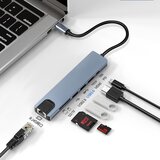 Kettz Tip C HUB KT-701G 7/1 4K HDMI USB*2 SD/TF PD LAN | ePonuda.com