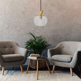 Toolight stropna svjetiljka viseća staklena kugla zlatna APP902-1CP | shoptok.hr