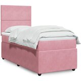 vidaXL Box spring krevet s madracem ružičasti 80 x 200 cm baršunasti | shoptok.hr