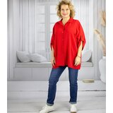 Pri Elegant oversize shirt with decorative collar "VIVIANNE" | shoptok.hr