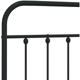  Metalno zamjensko uzglavlje crno 140 cm - Crna 140 cm 1 | shoptok.hr