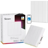 LED RGB WiFi zidni prekidač Touch TX T5 EWELINK 4-kanal