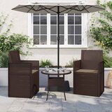  Jastučići za sjedenje 2 pcs Sivosmeđa 47 x 36 x 2 cm Poliester | shoptok.hr