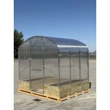  Modularni čelični plastenik Flora,6 mx2.64m, samo okvir, razmak između lukova 1m, s povi&amp;scaron;enim gredicama Slike