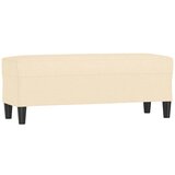 vidaXL Klupa krem 100 x 35 x 41 cm od tkanine - Krema 100 x 35 x 41 cm | shoptok.hr